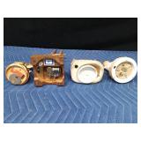 Lot of music boxes - Bird with walnut base, Germany, Swiss, and Angel
