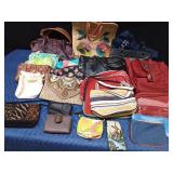 Lot of Vintage purses, wallet and bags