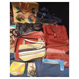 Lot of Vintage purses, wallet and bags