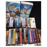 150 VHS tapes including 1 sealed