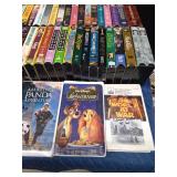 150 VHS tapes including 1 sealed