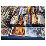 Over 150 VHS tapes