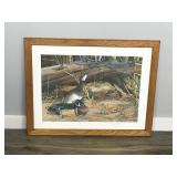Framed, Numbered & Signed Print - “Acorn Picnic” - 99/450