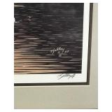 Framed & Signed Print by Richard Kelley - Loons in the Wilderness