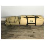 US Military Mountain Regular Sleeping Bag & Cabelas Thick Light Duty Sleeping Pad