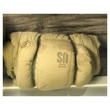 US Military Mountain Regular Sleeping Bag & Cabelas Thick Light Duty Sleeping Pad