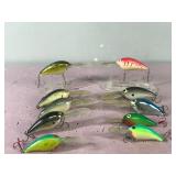 Lot of 10 Norman Fishing Lures