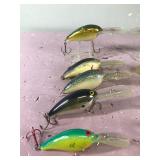 Lot of 10 Norman Fishing Lures