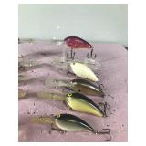 Lot of 10 Norman Fishing Lures