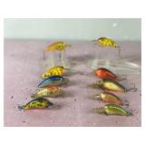 Lot of 10 Norman Fishing Lures