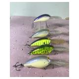 Lot of 10 Norman Fishing Lures