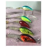Lot of 10 Norman Fishing Lures