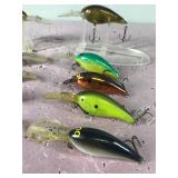 Lot of 10 Norman Fishing Lures