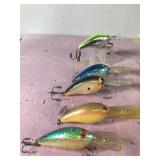 Lot of 10 Norman Fishing Lures
