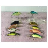 Lot of 10 Norman Fishing Lures