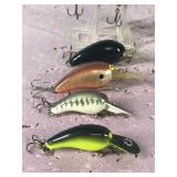 Lot of 10 Norman Fishing Lures
