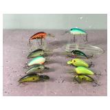 Lot of 10 Norman Fishing Lures