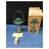 1971 Coleman lantern in original box with instructions and Coleman filter funnel in original box