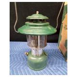 1971 Coleman lantern in original box with instructions and Coleman filter funnel in original box