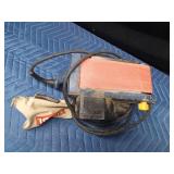 Ryobi electric belt sander with dust bag - WORKS