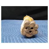 Wood cat with metal accents