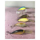 Lot of 10 Norman Fishing Lures