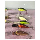 Lot of 10 Norman Fishing Lures