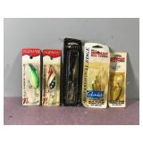 Lot of 5 Norman Fishing lures in Original Packages