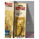 Lot of 5 Norman Fishing lures in Original Packages