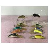 Lot of 10 Norman Fishing Lures