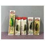 Lot of 5 Norman Fishing Lures in Original Packages