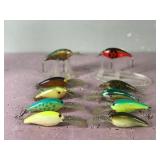 Lot of 10 Norman Fishing Lures