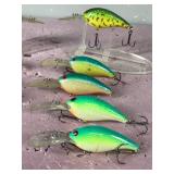 Lot of 10 Norman Fishing Lures