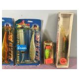 Lot of 5 Norman Fishing Lures in Original Packages