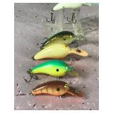 Lot of 10 Norman Fishing Lures