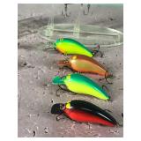 Lot of 10 Norman Fishing Lures