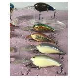 Lot of 10 Norman Fishing Lures