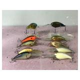 Lot of 10 Norman Fishing Lures