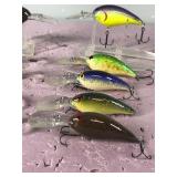Lot of 10 Norman Fishing Lures