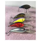 Lot of 10 Norman Fishing Lures