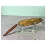 Large Wooden Mouse Fishing Lure