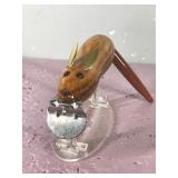 Large Wooden Mouse Fishing Lure