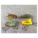 Lot of 4 Collectible Ike Sail Shark Fishing Lures