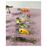 Lot of 10 Collectible Brooks Fishing Lures