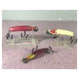 3 - Collectible Paul Bunyan Transparent Dodger Fishing Lures