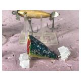 Lot of 5 Collectible Wooden Fishing Lures