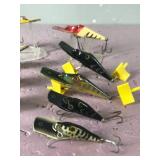 Lot of 10 Fred Arbogast Hustler Fishing Lures