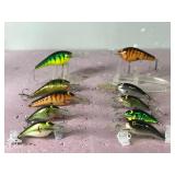 Lot of 10 Lee Sisson Fishing Lures