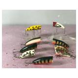 Lot of 9 Kautzky Chug Ike Fishing Lures
