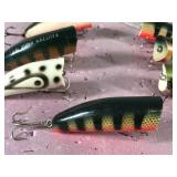 Lot of 9 Kautzky Chug Ike Fishing Lures